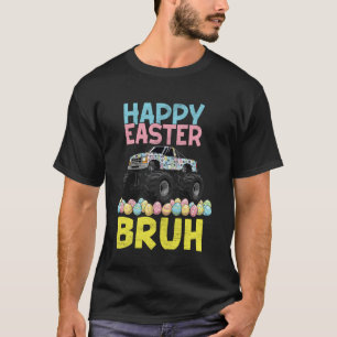 Frohe Ostern Bruh Lustiger Monstertruck-Hase Eier T-Shirt