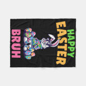 Frohe Ostern Bruh- Lustiges Ostern Gen Alpha Junge Fleecedecke (Vorderseite (Horizontal))
