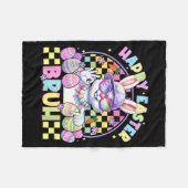 Frohe Ostern Bruh Lustiges Sechs Sieben Meme Bunny Fleecedecke (Vorderseite (Horizontal))