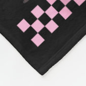 Frohe Ostern Bruh Süßer Zebra-Hasenohren-Korb-Ei Fleecedecke (Ecke)