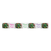 Frohe Ostern Bunte Jelly Candy Beans  Satinband (Vorderseite)