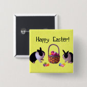 Frohe Ostern! Button (Vorne & Hinten)