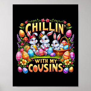 Frohe Ostern Chillen Mit Meinem Cousin Ostern Poster