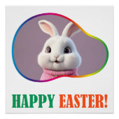 Frohe Ostern! Christentum Poster (Vorderseite)