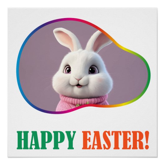 Frohe Ostern! Christentum Poster (Vorderseite)