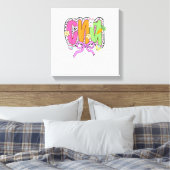 Frohe Ostern CNA Krankenschwester Kokette Schleife Leinwanddruck (Insitu (Schlafzimmer))