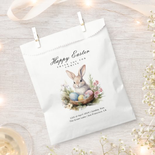 Frohe Ostern Danke fürs Kommen Geschenktütchen (Ausgeschnitten)