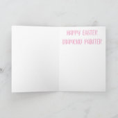 Frohe Ostern Diamant-Maler Karte (Innenseite)