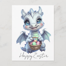 Frohe Ostern Drachen Postkarte