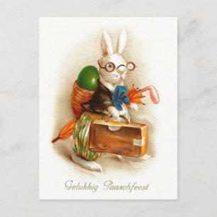 Frohe Ostern Dutch Vintage Ostern Feiertagspostkarte