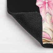 Frohe Ostern Ei Howdy Western Cowboy Stiefel Hase  Mousepad (Ecke)