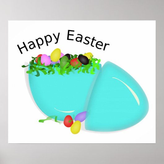 "FROHE OSTERN" EI POSTER (Vorne)