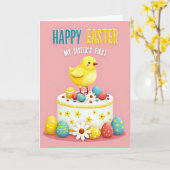 Frohe Ostern Erste Karte (Gelbe Blume)
