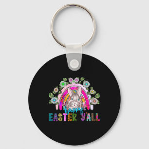 Frohe Ostern Euch Drei Süße Häschen Eier Jagen R Schlüsselanhänger
