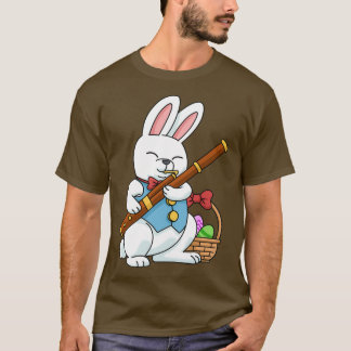 Frohe Ostern Fagott Jazz Musik Hase Fagottist T-Shirt