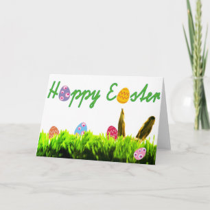 Frohe Ostern! Feiertagskarte