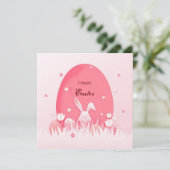 Frohe Ostern Feiertagskarte (Stehend Vorderseite)