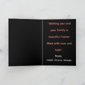 Frohe Ostern Feiertagskarte (Innenseite)