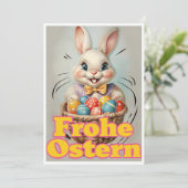 Frohe Ostern Feiertagskarte (Stehend Vorderseite)