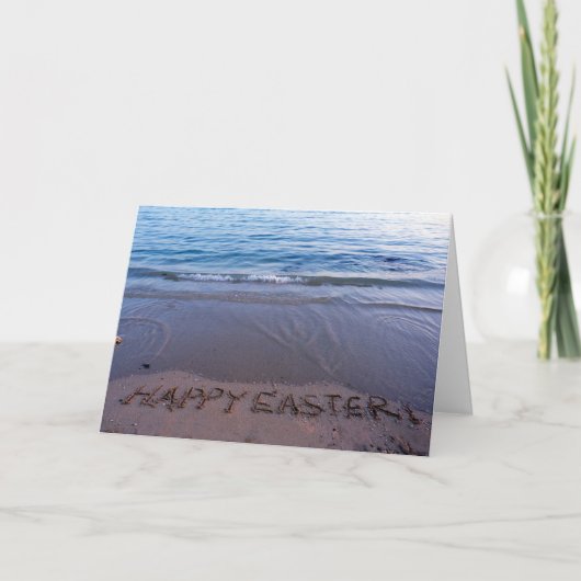 Frohe Ostern! Feiertagskarte (Vorderseite)