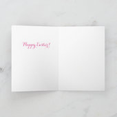 Frohe Ostern! Feiertagskarte (Innenseite)