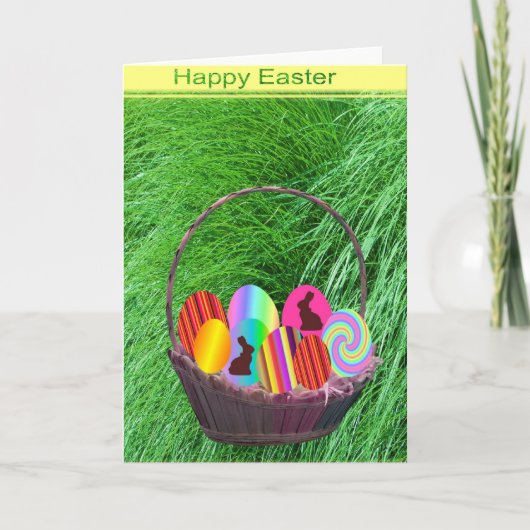 Frohe Ostern Feiertagskarte (Vorderseite)