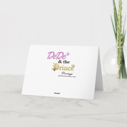 Frohe Ostern! Feiertagskarte (Rückseite)