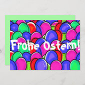 Frohe Ostern! Feiertagskarte (Vorne/Hinten)