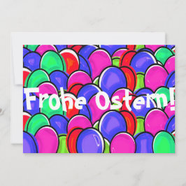 Frohe Ostern! Feiertagskarte