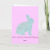 Frohe Ostern! Feiertagskarte (Rückseite)