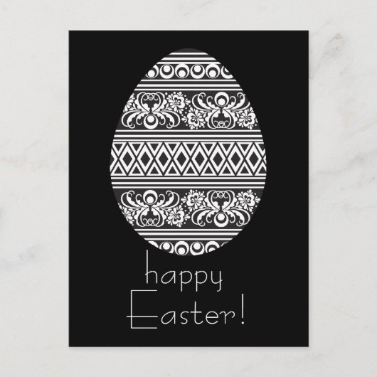 Frohe Ostern! Feiertagspostkarte (Vorderseite)