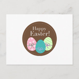Frohe Ostern Feiertagspostkarte