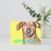 Frohe Ostern! Feiertagspostkarte (Stehend Vorderseite)