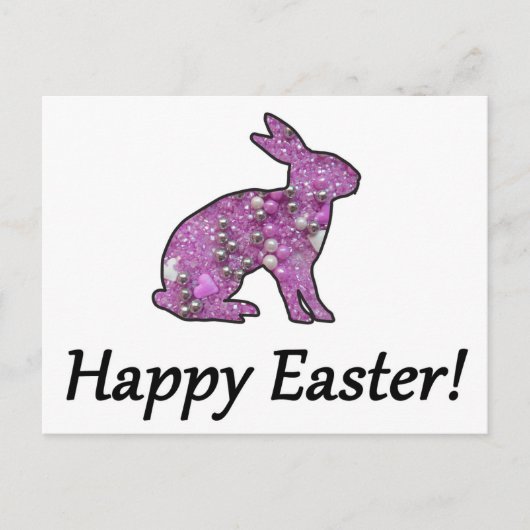 Frohe Ostern! Feiertagspostkarte (Vorderseite)