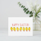 Frohe Ostern Feiertagspostkarte (Stehend Vorderseite)