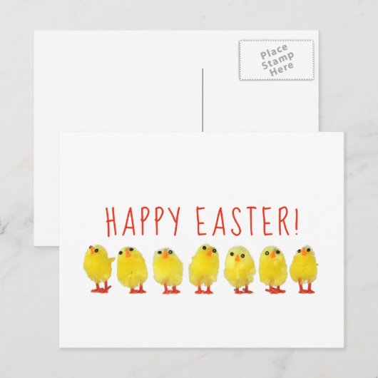 Frohe Ostern Feiertagspostkarte (Vorne/Hinten)