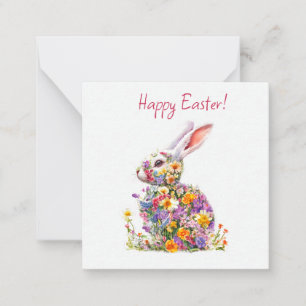 Frohe Ostern Flachnotizkarte Mitteilungskarte