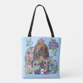 Frohe Ostern Flauschige & Feder Freunde Tasche (Rückseite)