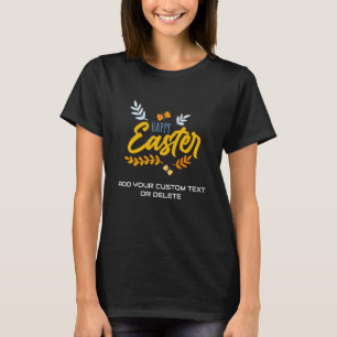 Frohe Ostern Floraler Schmetterling Crewneck T-Shirt