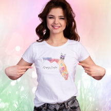 Frohe Ostern Florida State Pastell-Eier und Hase