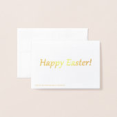 Frohe Ostern! Folienkarte (Rückseite mit Umschlag)