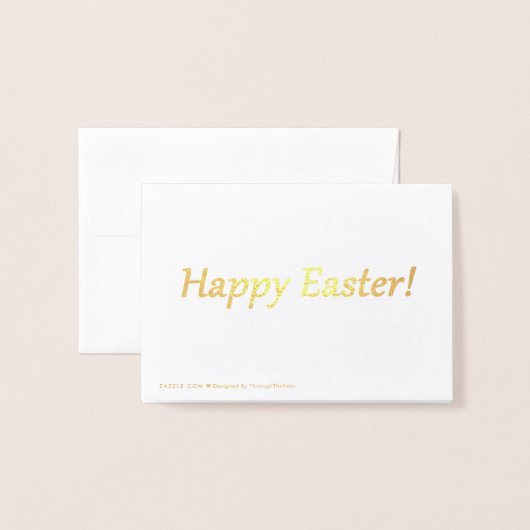 Frohe Ostern! Folienkarte (Rückseite mit Umschlag)