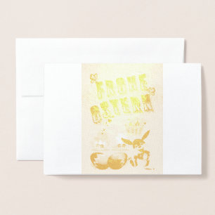 Frohe Ostern Folienkarte