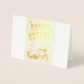 Frohe Ostern Folienkarte (Vorderseite)