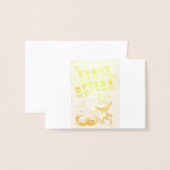 Frohe Ostern Folienkarte (Vorderseite mit Umschlag)