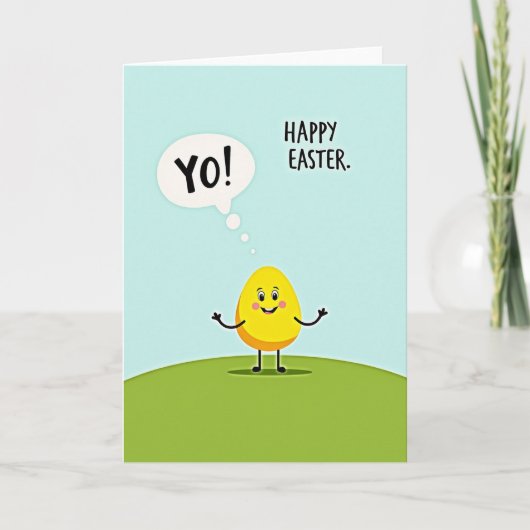 Frohe Ostern Freund Karte (Vorderseite)