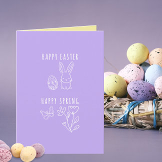 Frohe Ostern Froher Frühling Karte