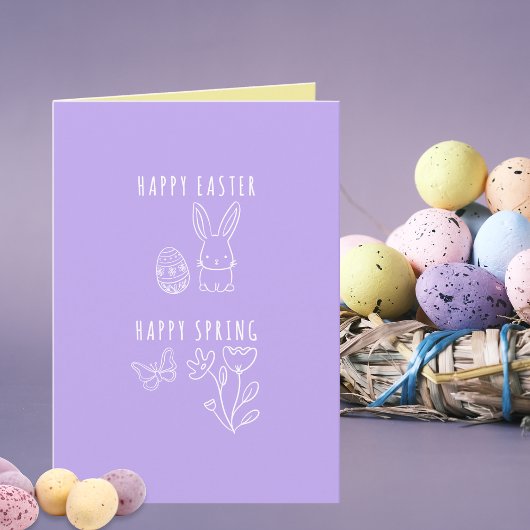 Frohe Ostern Froher Frühling Karte