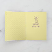 Frohe Ostern Froher Frühling Karte (Innenseite)
