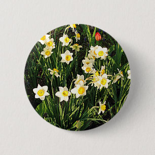 Frohe Ostern / Frühling Button